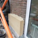 12-13-14 oktober: platen bevestigen achterkant: noordzijde